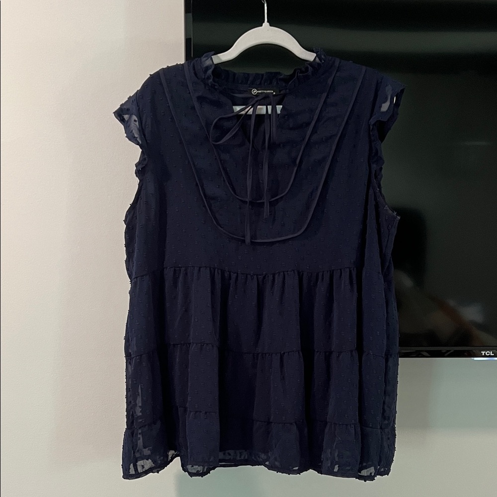 Navy Blue Women's Blouse